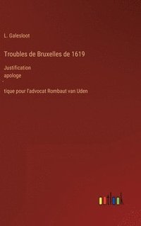 bokomslag Troubles de Bruxelles de 1619