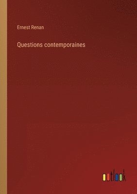 bokomslag Questions contemporaines