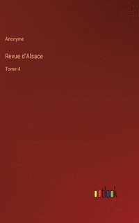 bokomslag Revue d'Alsace