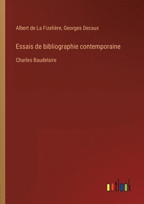 bokomslag Essais de bibliographie contemporaine