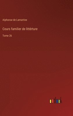bokomslag Cours familier de littérture