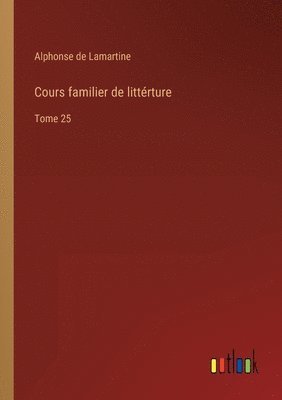 bokomslag Cours familier de littérture