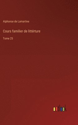 bokomslag Cours familier de littérture