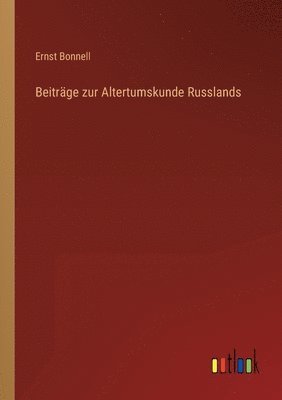 bokomslag Beitrage zur Altertumskunde Russlands
