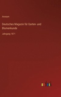 bokomslag Deutsches Magazin fr Garten- und Blumenkunde