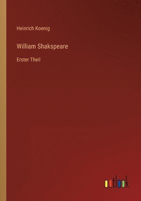 bokomslag William Shakspeare