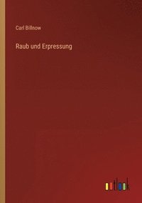 bokomslag Raub und Erpressung