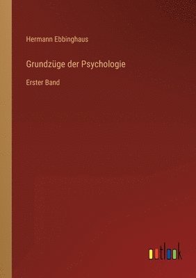 bokomslag Grundzge der Psychologie