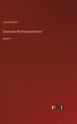 bokomslag Deutsche Rechtsalterthmer