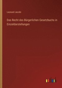 bokomslag Das Recht des Brgerlichen Gesetzbuchs in Einzeldarstellungen