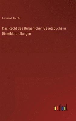 bokomslag Das Recht des Brgerlichen Gesetzbuchs in Einzeldarstellungen