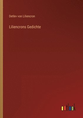 bokomslag Liliencrons Gedichte