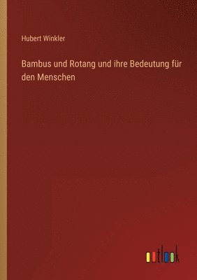 bokomslag Bambus und Rotang und ihre Bedeutung fr den Menschen