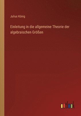 bokomslag Einleitung in die allgemeine Theorie der algebraischen Größen