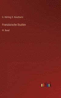 bokomslag Franzsische Studien