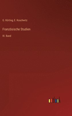 bokomslag Franzsische Studien