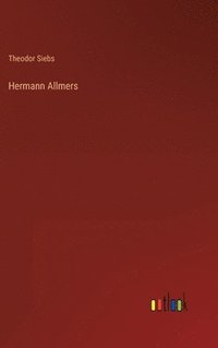 bokomslag Hermann Allmers