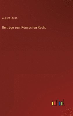 bokomslag Beitrge zum Rmischen Recht