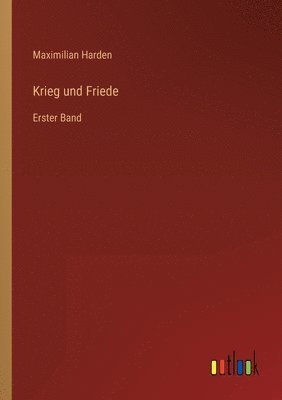 bokomslag Krieg und Friede