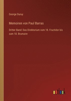 Memoiren von Paul Barras 1
