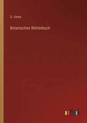 bokomslag Botanisches Wrterbuch