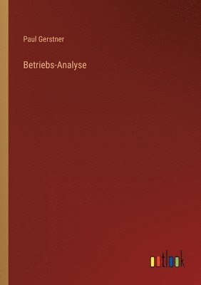 bokomslag Betriebs-Analyse