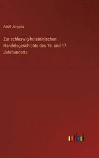bokomslag Zur schleswig-holsteinischen Handelsgeschichte des 16. und 17. Jahrhunderts