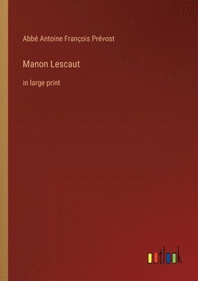 bokomslag Manon Lescaut