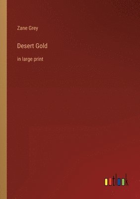 bokomslag Desert Gold