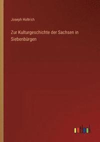 bokomslag Zur Kulturgeschichte der Sachsen in Siebenbrgen