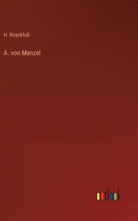 bokomslag A. von Menzel