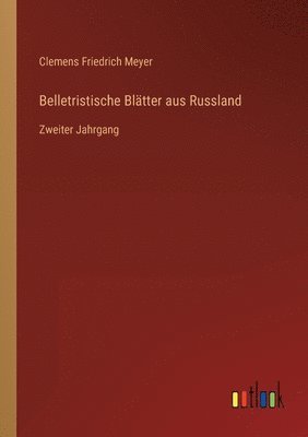 bokomslag Belletristische Bltter aus Russland