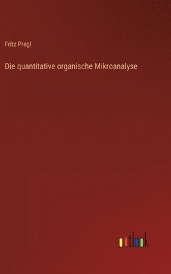 bokomslag quantitative organische Mikroanalyse