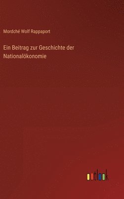 Beitrag zur Geschichte der Nationalökonomie