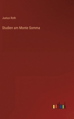 bokomslag Studien am Monte Somma