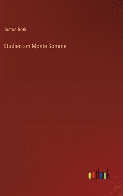 bokomslag Studien am Monte Somma