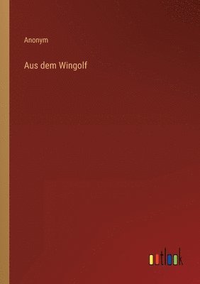 bokomslag Aus dem Wingolf