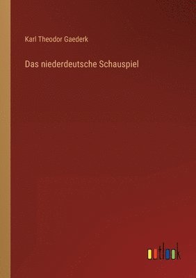 bokomslag niederdeutsche Schauspiel