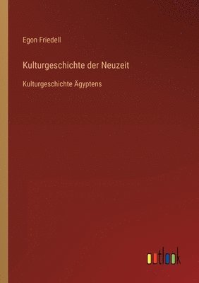 bokomslag Kulturgeschichte der Neuzeit