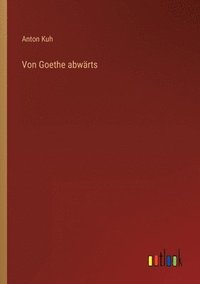 bokomslag Von Goethe abwarts