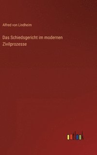 bokomslag Das Schiedsgericht im modernen Zivilprozesse