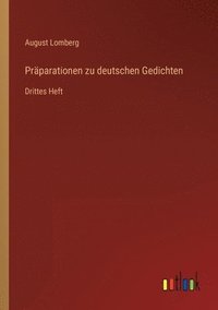 bokomslag Praparationen zu deutschen Gedichten