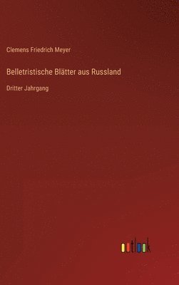 bokomslag Belletristische Bltter aus Russland