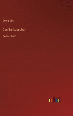 bokomslag Das Bankgeschft