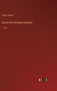 bokomslag Syntax des heutigen Englisch