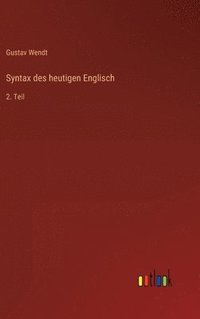 bokomslag Syntax des heutigen Englisch