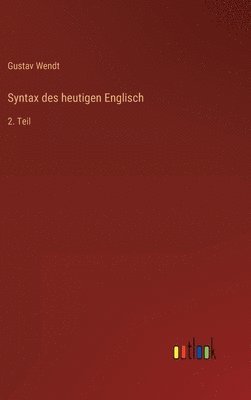 Syntax des heutigen Englisch 1