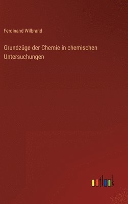 bokomslag Grundzüge der Chemie in chemischen Untersuchungen