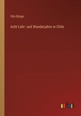 bokomslag Acht Lehr- und Wanderjahre in Chile