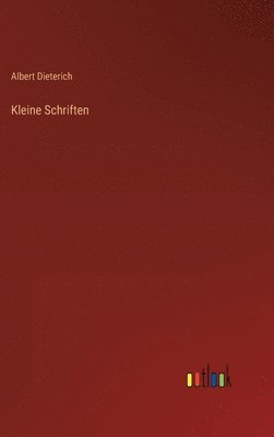 bokomslag Kleine Schriften